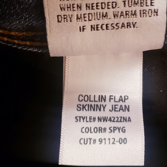 Hudson Collin Flap Skinny Jean Medium Wash Size 25 - Picture 9 of 10